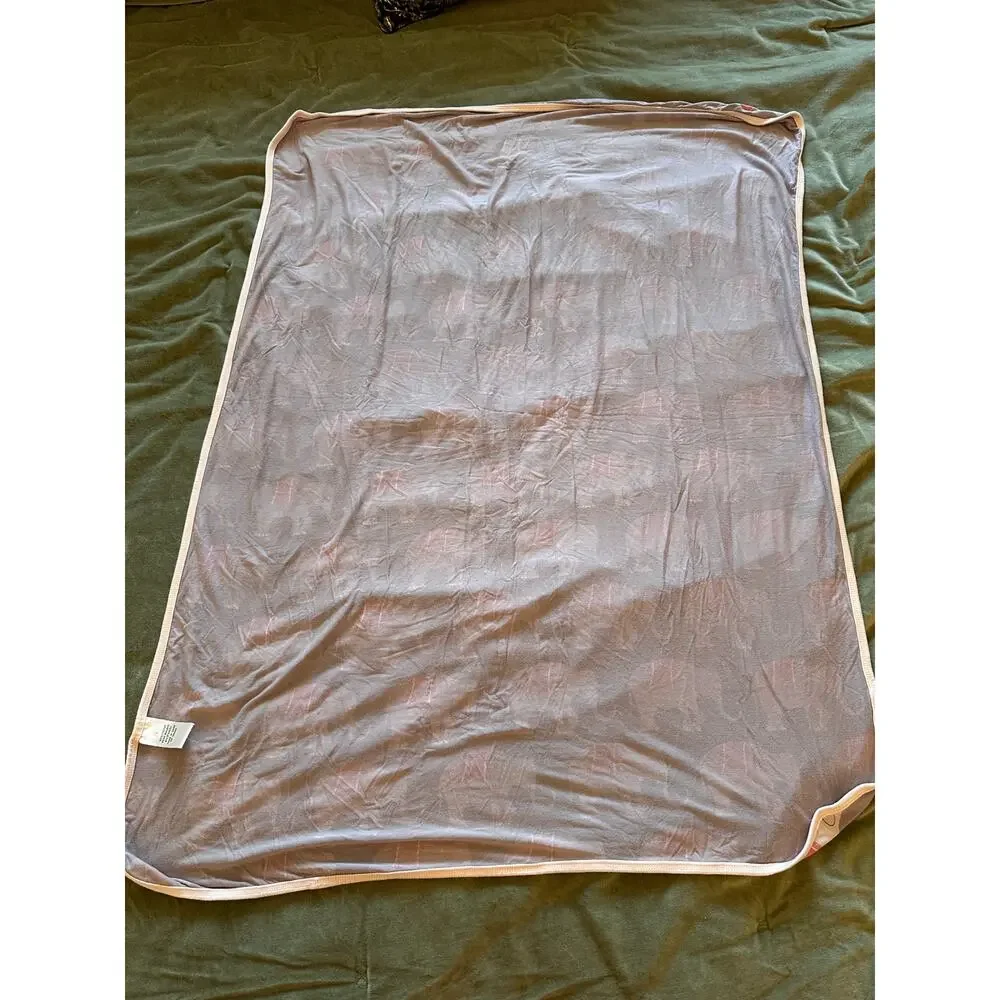 Kickee Pants Swaddle Blanket Feather Indian Elephant
